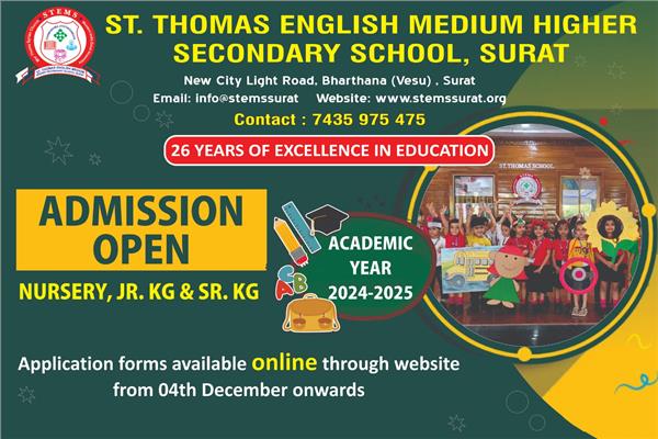 Admission Pre-school For Year 2024-2025
